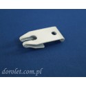 TS ceiling bracket with notch - white